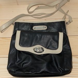 Franco Sarto Vegan FauxBlack Leather bag